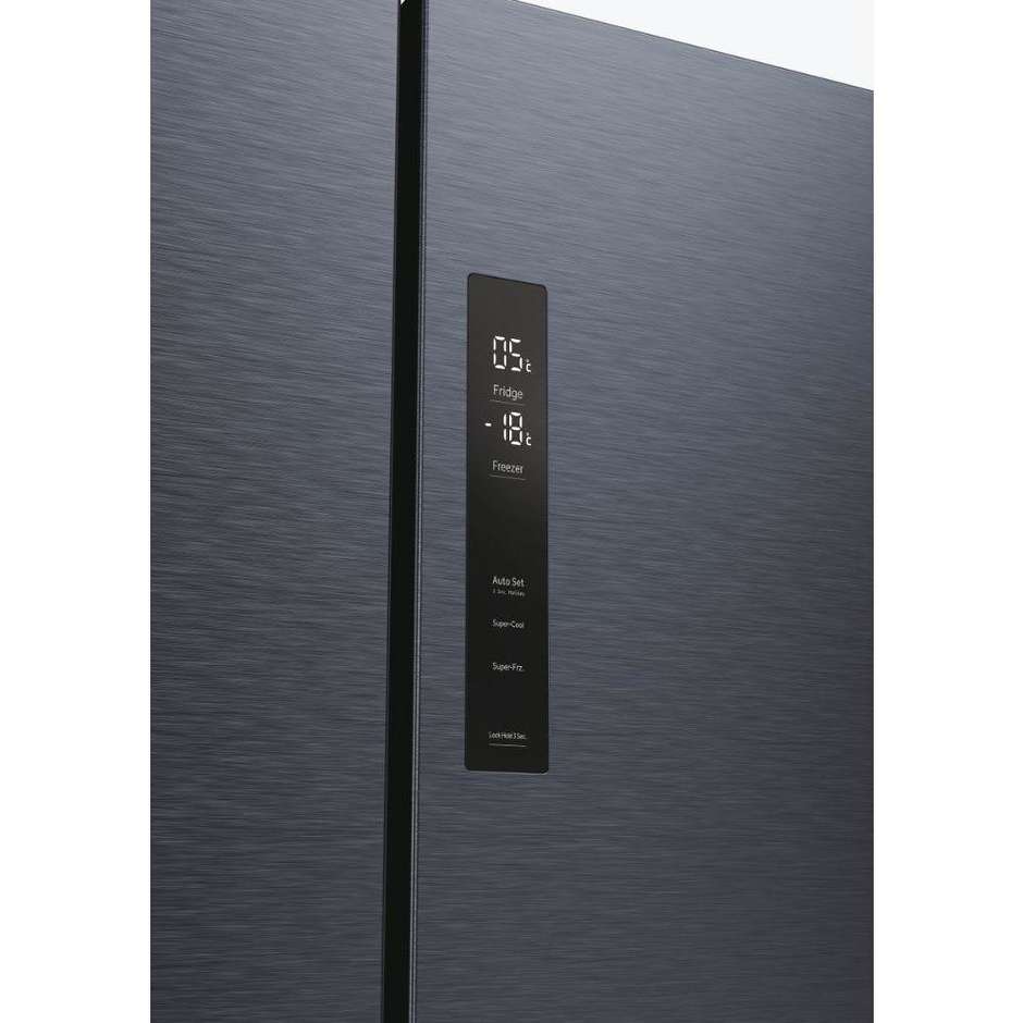 Haier Cube 90 Serie 5 HCR5919EHMB Frigorifero side-by-side Libera installazione Capacita 528 Lt Classe E Colore Nero