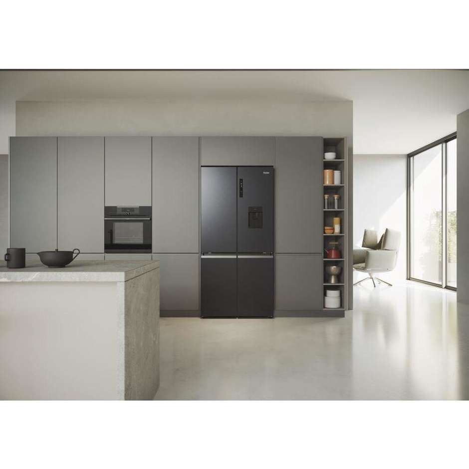 Haier Cube 90 Serie 5 HCR5919EHMB Frigorifero side-by-side Libera installazione Capacità 528 Lt Classe E Colore Nero