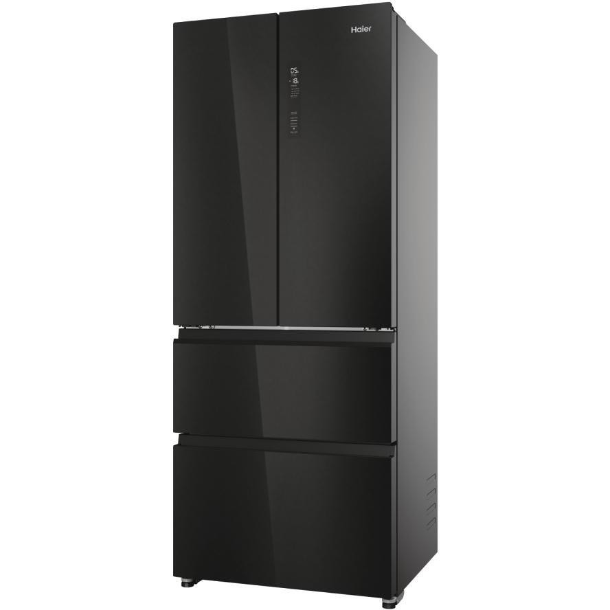 Haier FD 70 Serie 3 HFR3718ENGB Frigorifero French Door Cassetti Easy Access 402 L Classe E Vetro Nero