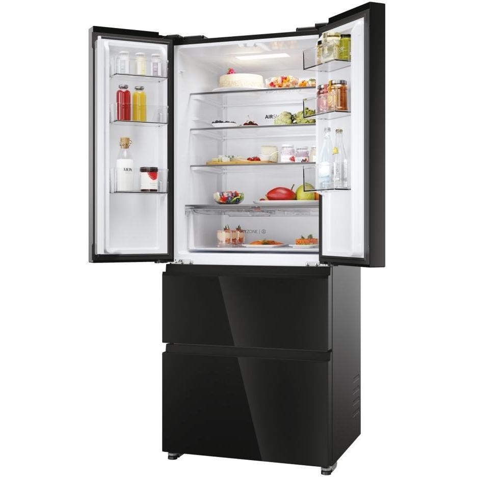 Haier FD 70 Series 3 HFR3718ENGB Frigorifero Side-by-side Libera installazione Capacità 402 L Classe E Colore Nero