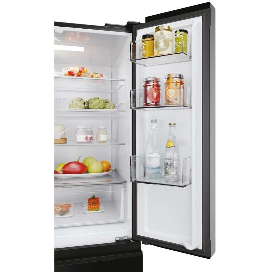 Haier FD 70 Series 3 HFR3718ENGB Frigorifero Side-by-side Libera installazione Capacità 402 L Classe E Colore Nero