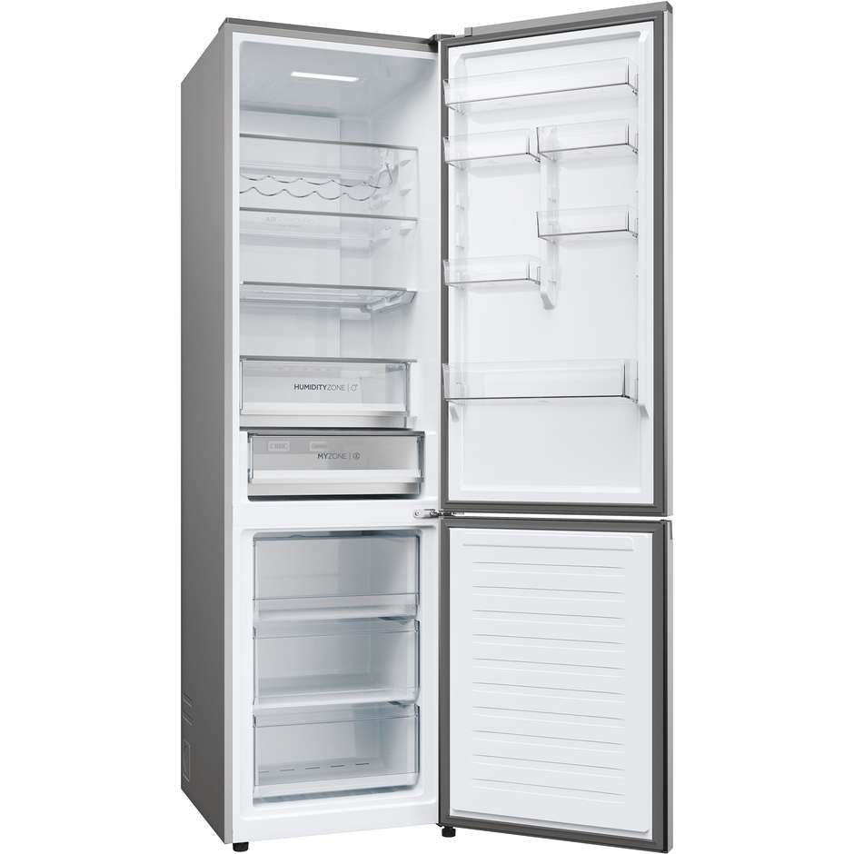 Haier Frigorifero Combinato Capacita 406 Lt Classe D Colore Acciaio inox