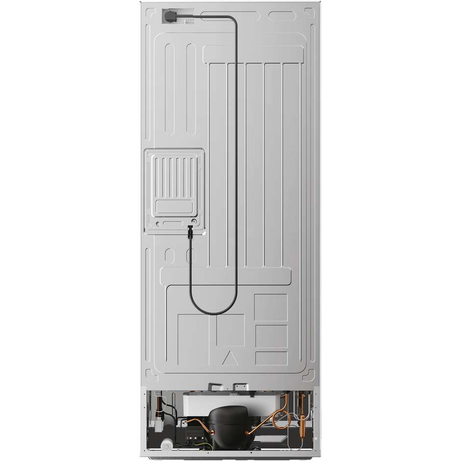 Haier H4F226SEH1 congelatore verticale No Frost 226 L finitura inox, classe E