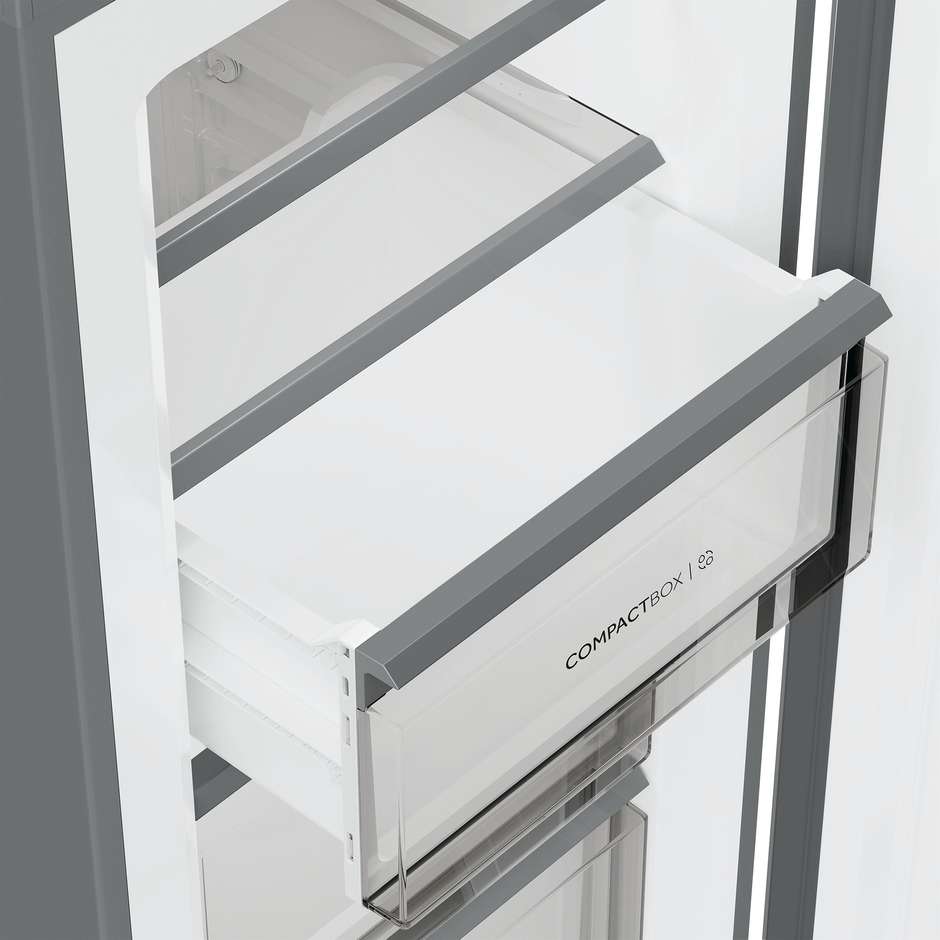 Haier H4F226SEH1 congelatore verticale No Frost 226 L finitura inox, classe E