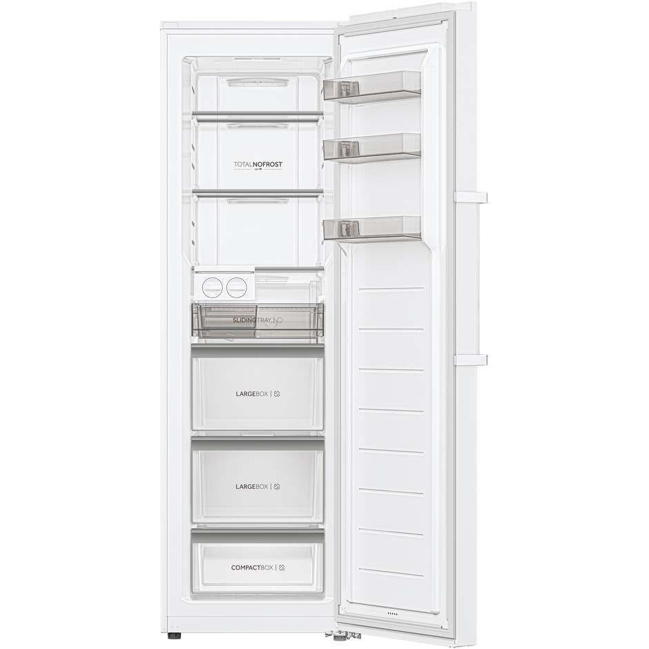 Haier H4F306WDH1 Congelatore Verticale Total No Frost InstaSwitch 301 L Classe D Bianco