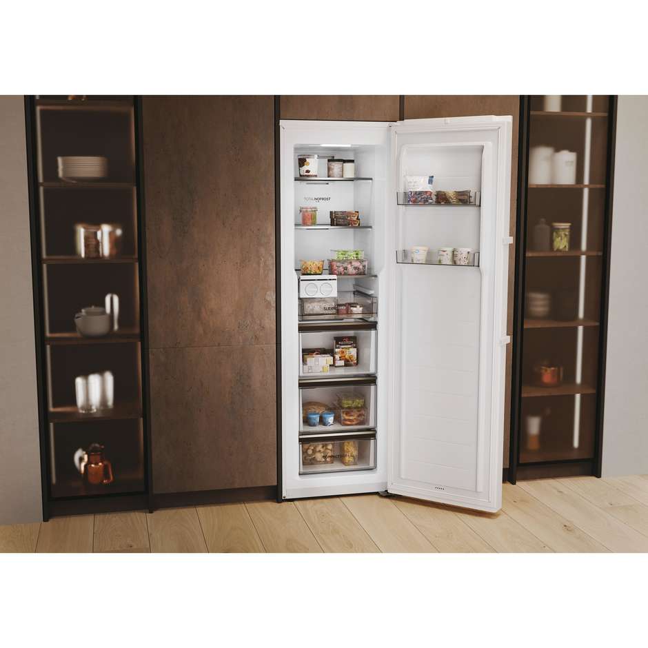 Haier H4F306WDH1 Congelatore Verticale Total No Frost InstaSwitch 301 L Classe D Bianco