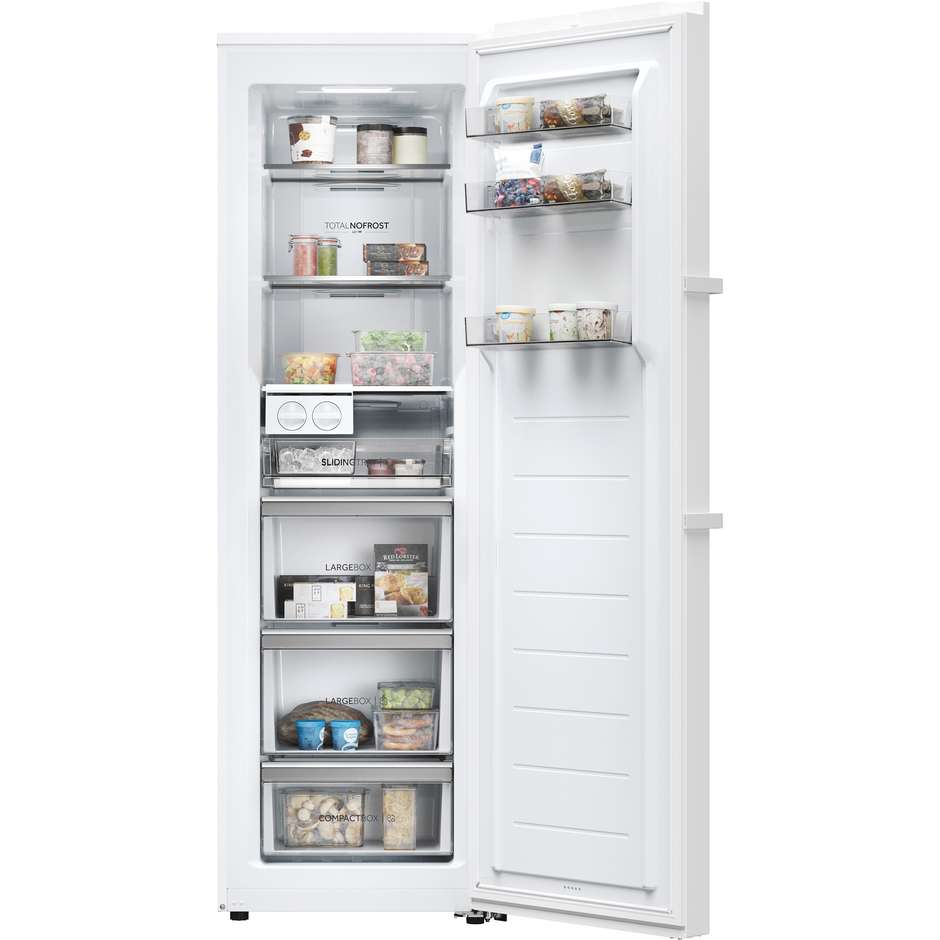 Haier H4F306WDH1 Congelatore Verticale Total No Frost InstaSwitch 301 L Classe D Bianco