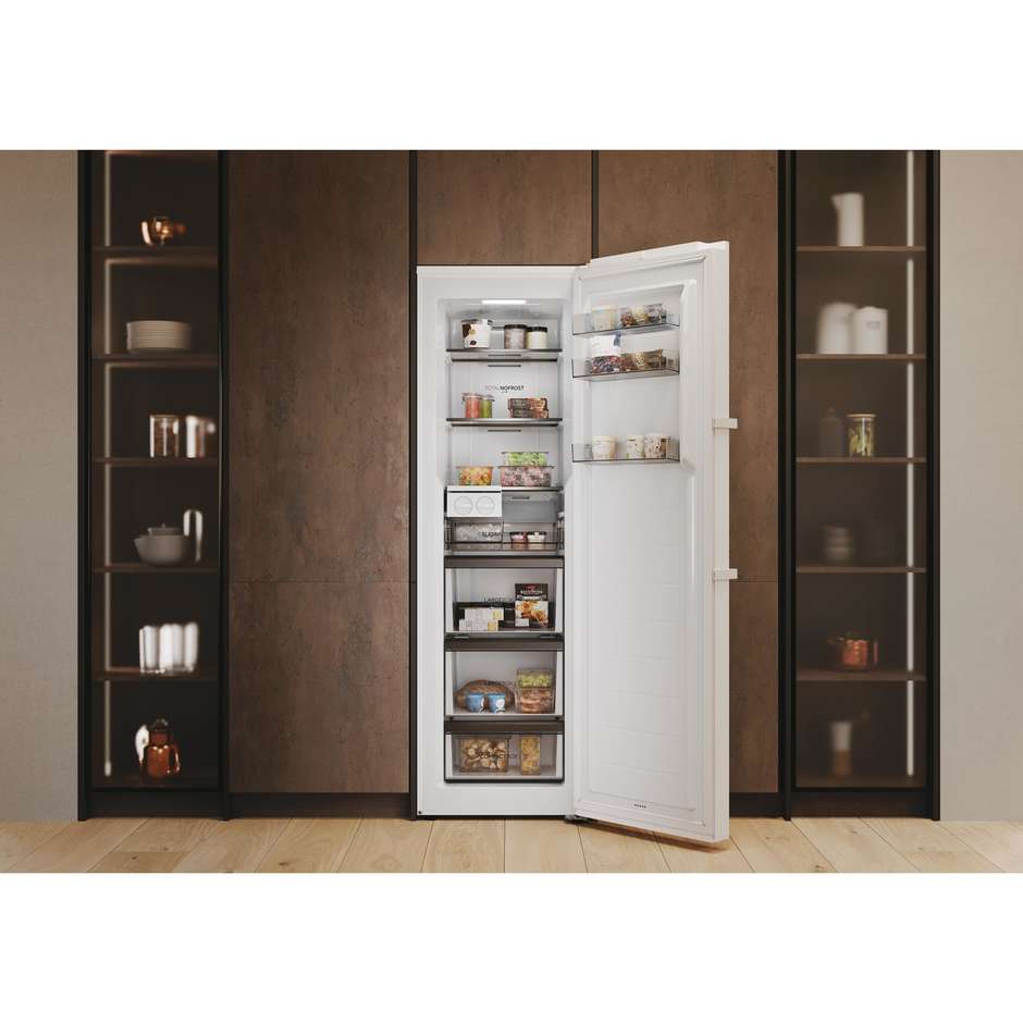 Haier H4F306WDH1 Congelatore Verticale Total No Frost InstaSwitch 301 L Classe D Bianco