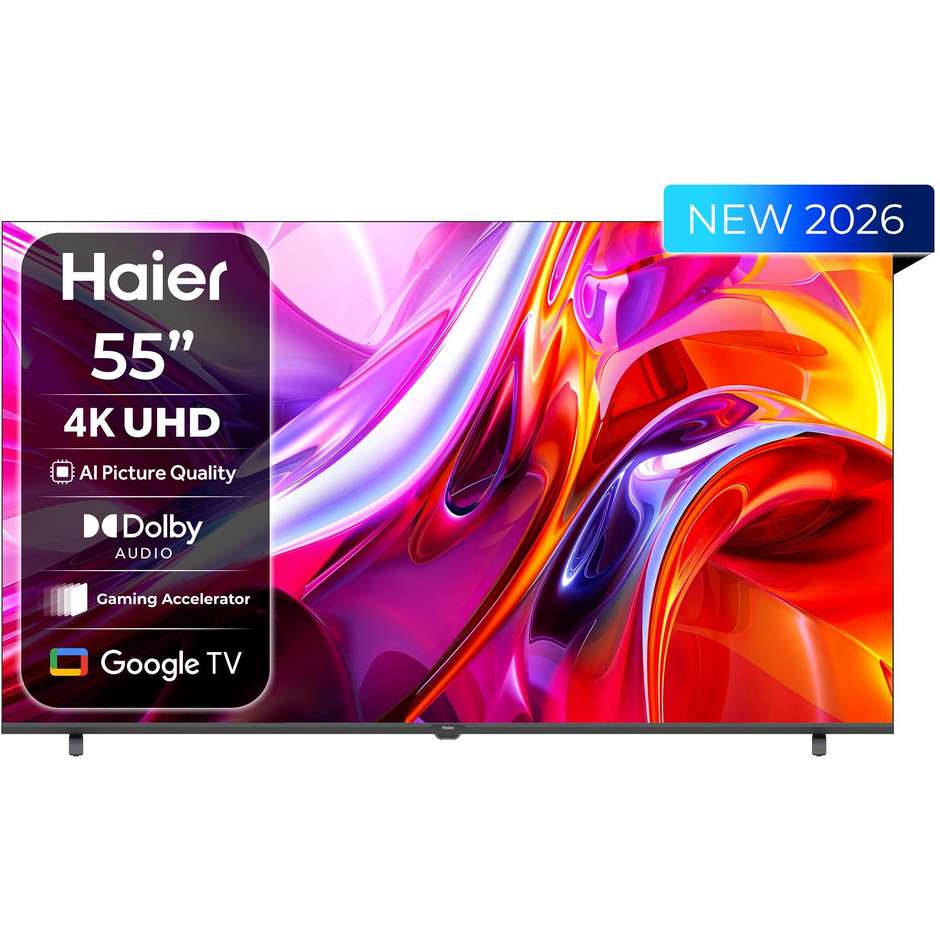 Haier H55K85GUX Smart TV 55" 4K Ultra HD LED Nero