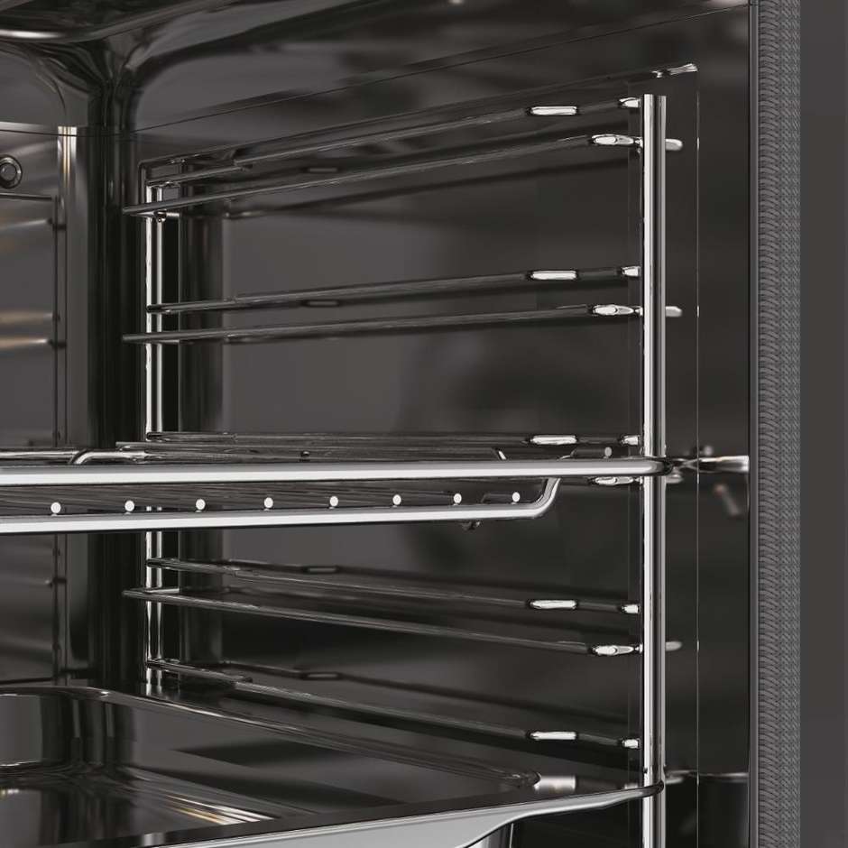 Haier H6 ID25G3HTX Serie I-Message Forno da Incasso 78 Litri Wi-Fi hOn Porta 4 Vetri Guide Telescopiche Classe A++ Inox