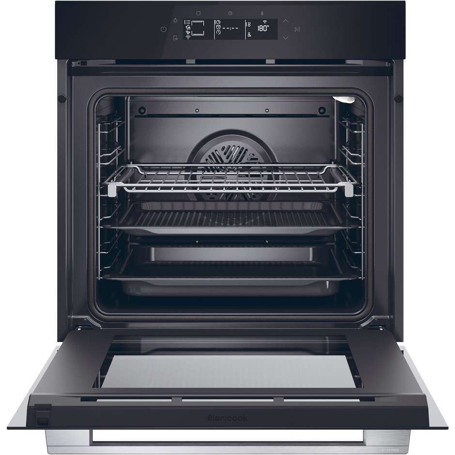 Haier H6 ID25G3YTX Forno elettrico da incasso 78 L Wi-Fi A++ Nero/Inox