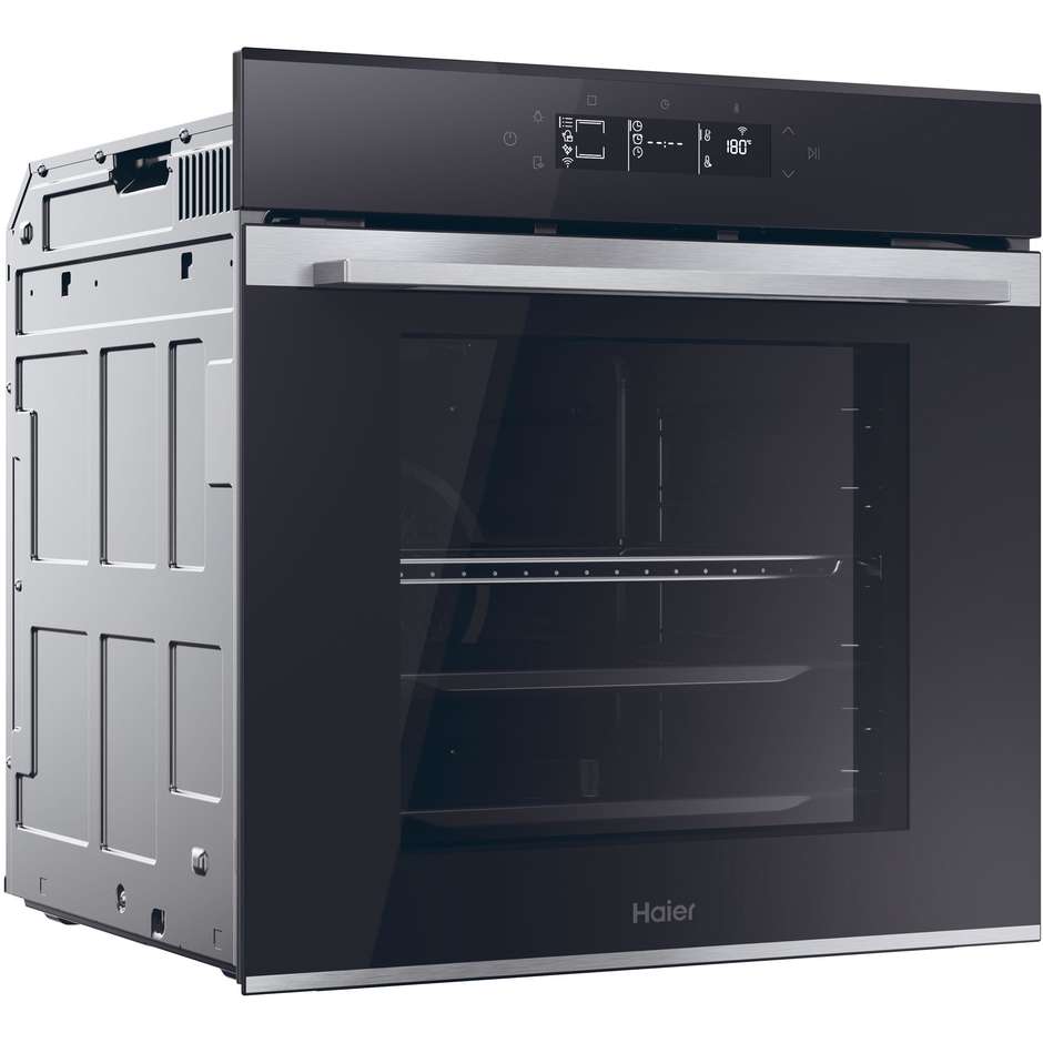 Haier H6 ID25G3YTX Forno elettrico da incasso 78 L Wi-Fi A++ Nero/Inox