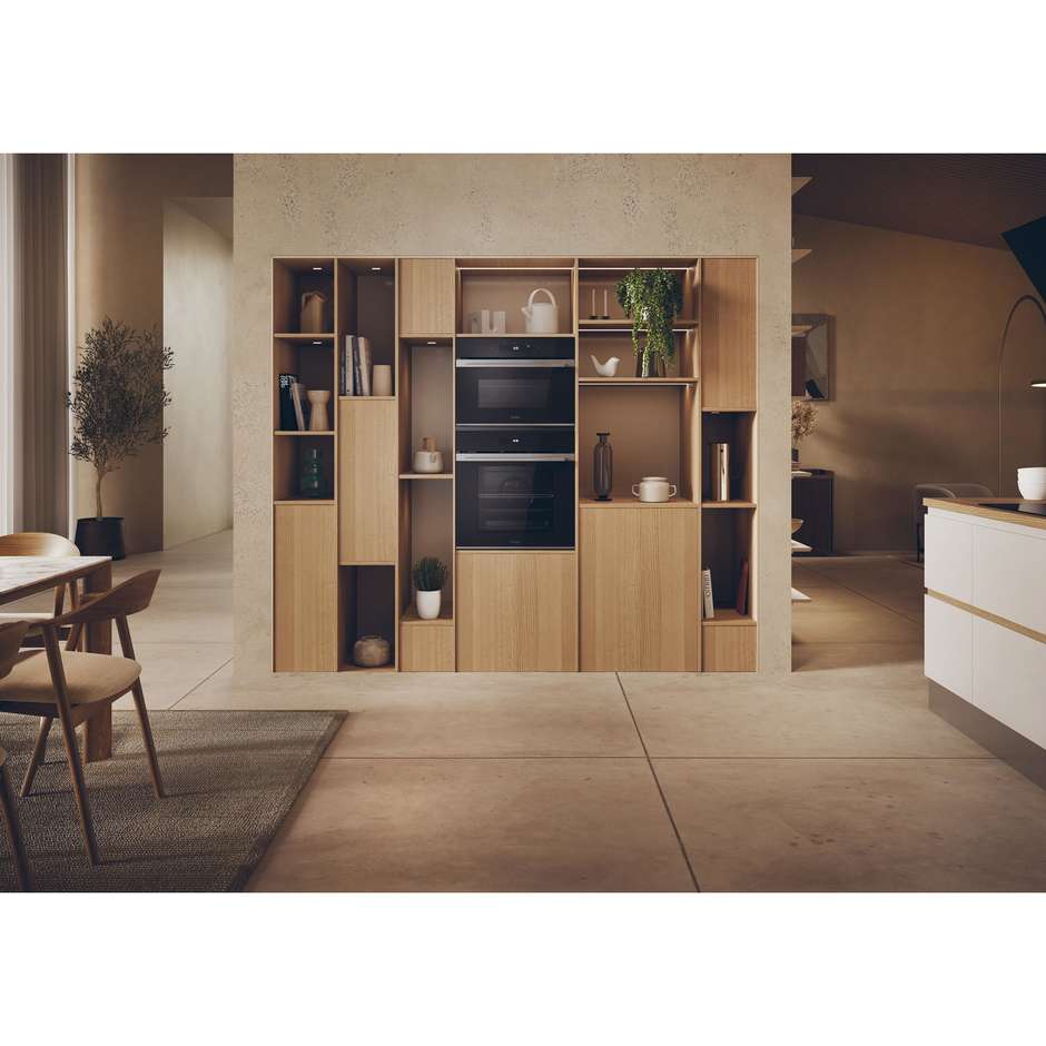 Haier H6 ID25G3YTX Forno elettrico da incasso 78 L Wi-Fi A++ Nero/Inox
