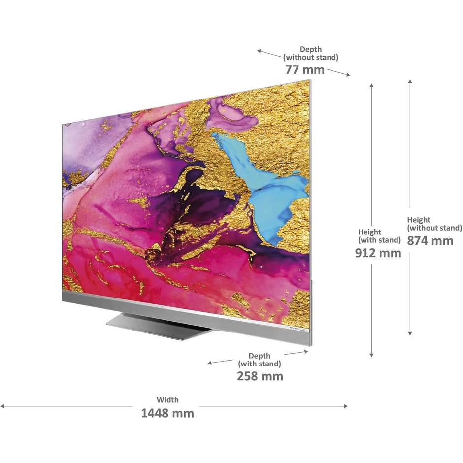 Haier H65M95EUX TV 65" QD-Mini LED 4K Ultra HD Smart TV Nero