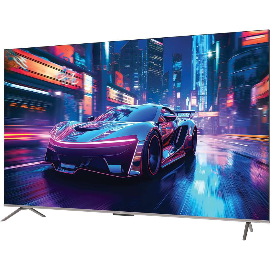 Haier H85Q80FUX TV Smart QLED 85" 4K Ultra HD 120 Hz Google TV Grigio
