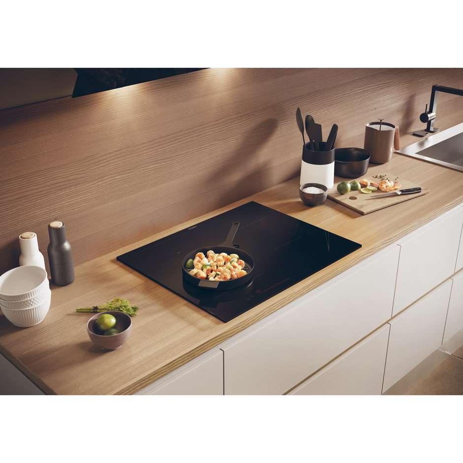 Haier HAIFB54CIRS Piano Cottura a induzione 65 cm 4 Fornelli Colore Nero