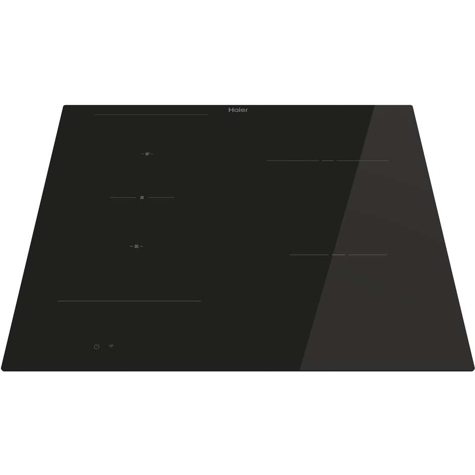 HAIER HAIFB54CIRS Piano Cottura a Induzione 65 cm 4 Zone Touch Control Nero