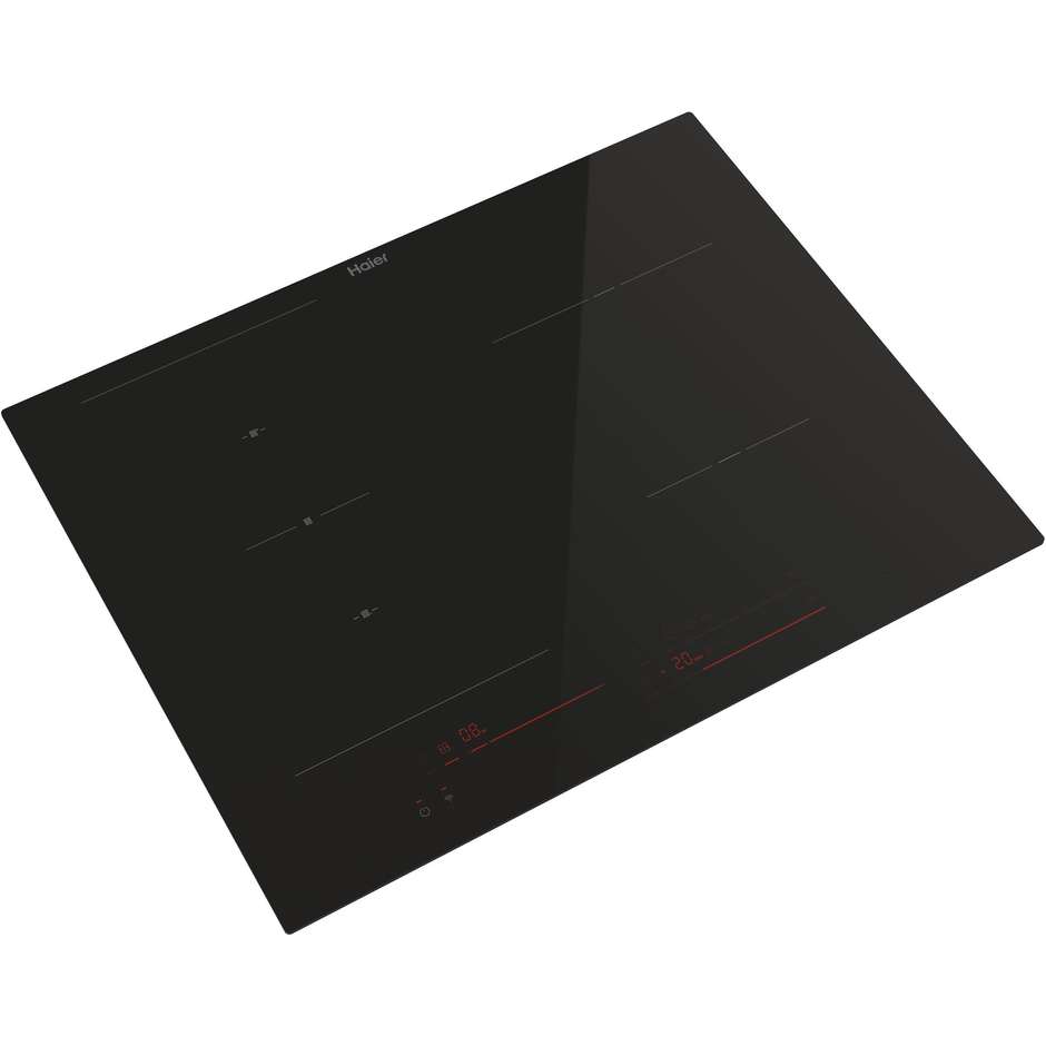 HAIER HAIFB54CIRS Piano Cottura a Induzione 65 cm 4 Zone Touch Control Nero