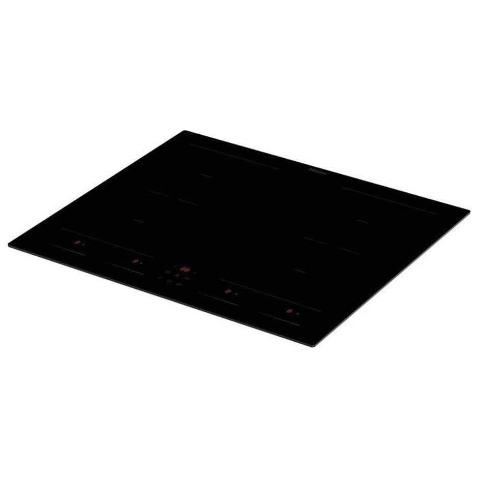 HAIER HAITRIFS64MC Piano Cottura a Induzione 60 cm 3 Zone Zone Flexi Nero