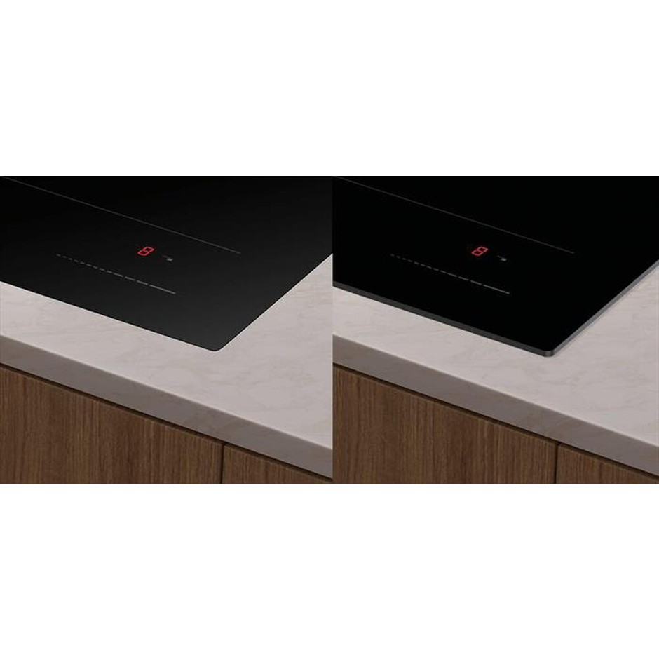 HAIER HAITRIFS64MC Piano Cottura a Induzione 60 cm 3 Zone Zone Flexi Nero