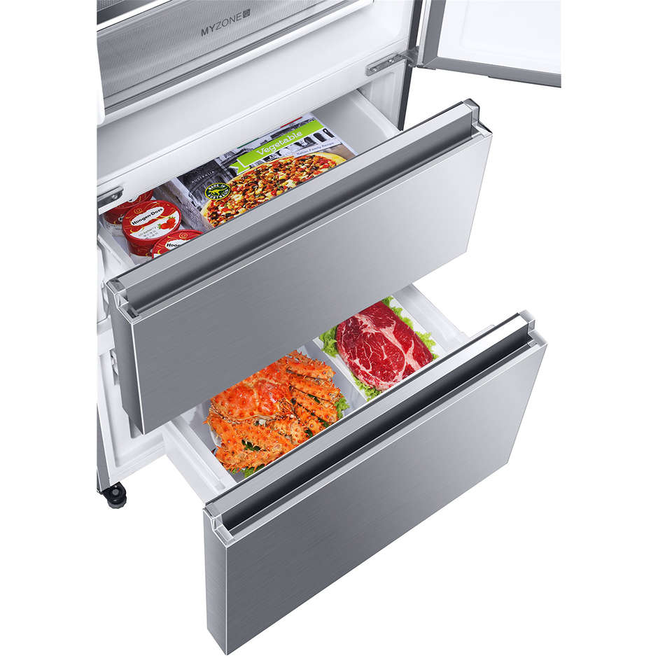 Haier HB16FMAAA frigorifero combinato 424 litri classe A++ Total No Frost colore inox