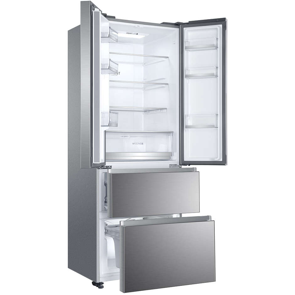 Haier HB16FMAAA frigorifero combinato 424 litri classe A++ Total No Frost colore inox