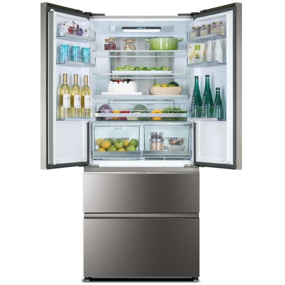 Haier HB18FGSAAA frigorifero Side By Side 508 litri classe A++ Total No Frost colore inox