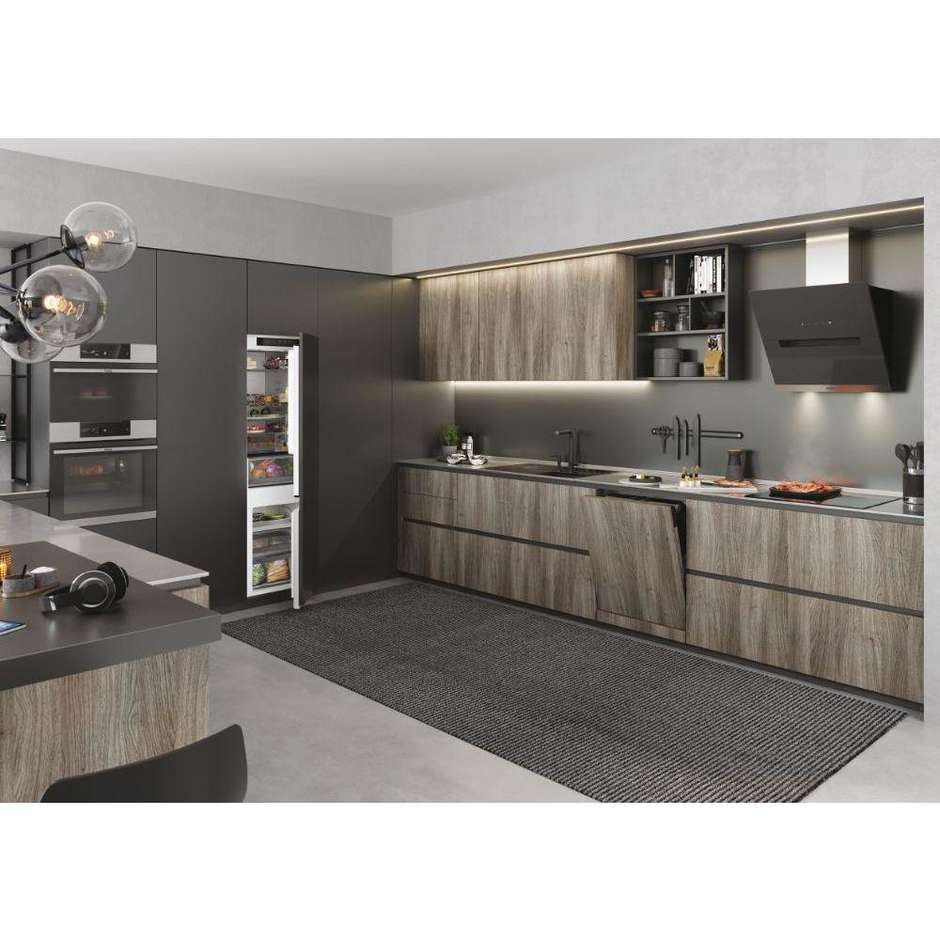 HAIER HBW5518D Frigorifero Combinato da Incasso 248 L Aria Circolante Dinamica Classe D 34 dB