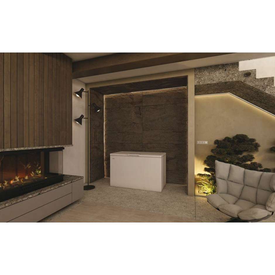 Haier HCE420E Congelatore a Pozzetto Orizzontale 418 Litri Classe E Bianco
