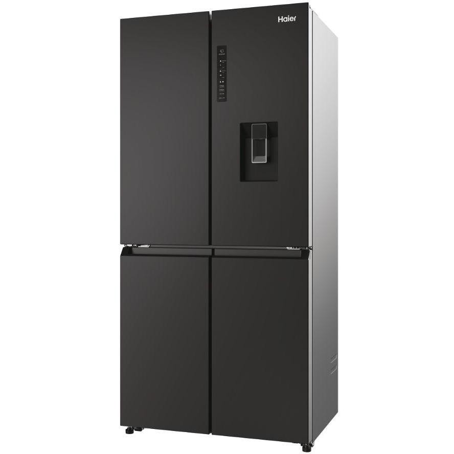 Haier HCR3818EWPT frigorifero 4 porte No Frost 463 L, dispenser acqua, classe E, antracite