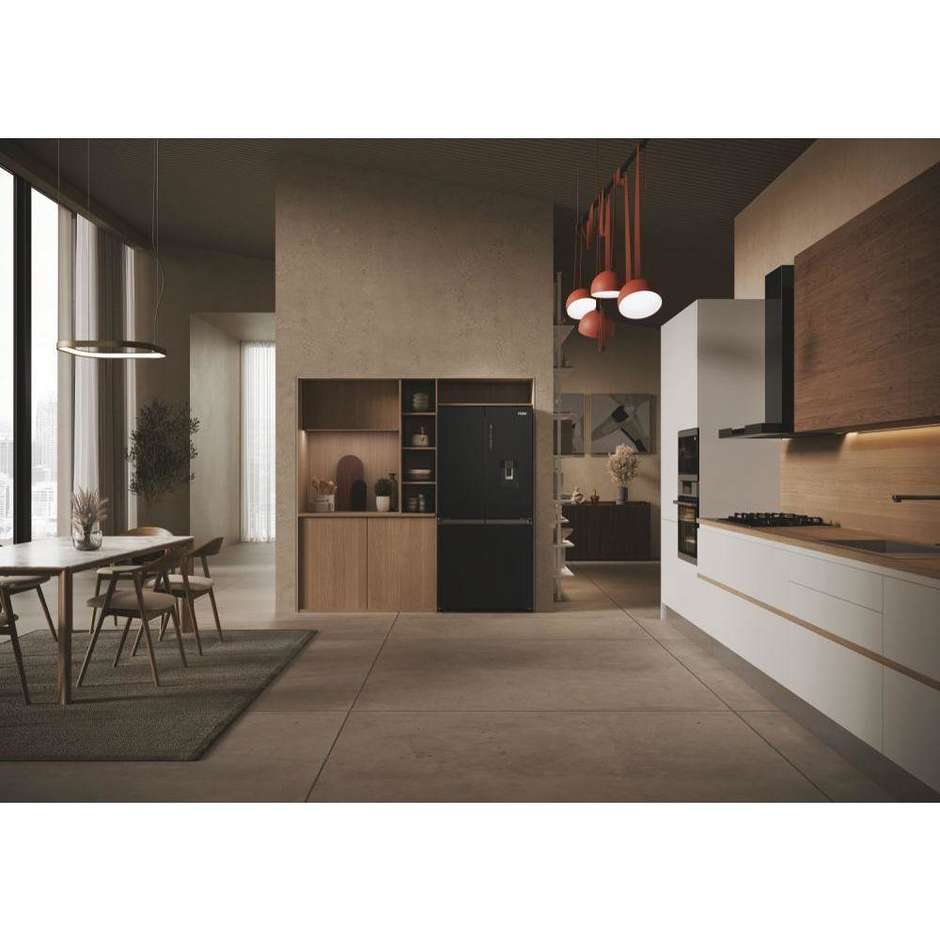 Haier HCR3818EWPT Frigorifero Side by Side Americano 463 Litri Classe E Bianco