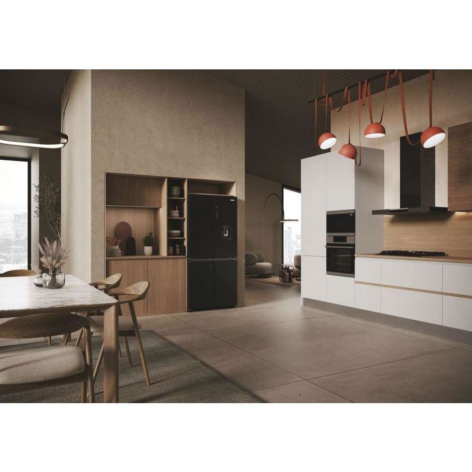 Haier HCR3818EWPT Frigorifero Side by Side Americano 463 Litri Classe E Bianco
