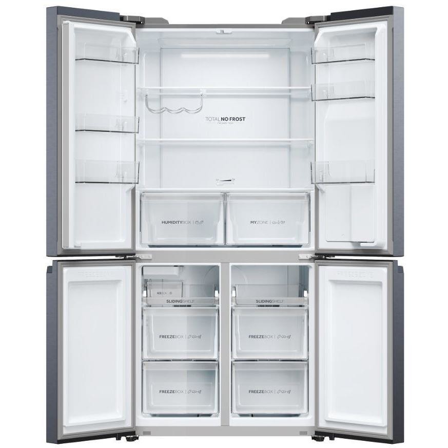 Haier HCR5919EHM Frigorifero Side by Side Americano 528 Litri Classe E Nero