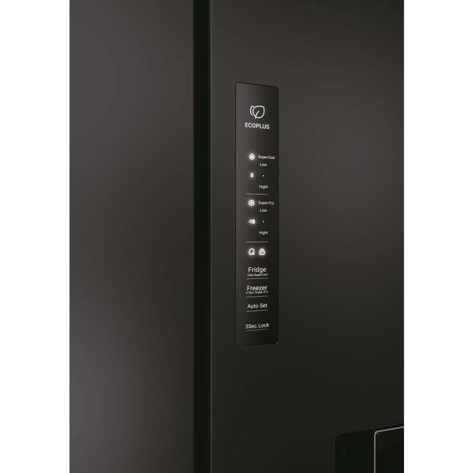 Haier HCR7818DWPT Frigorifero side-by-side Capacita 467 Lt Classe D Colore Nero