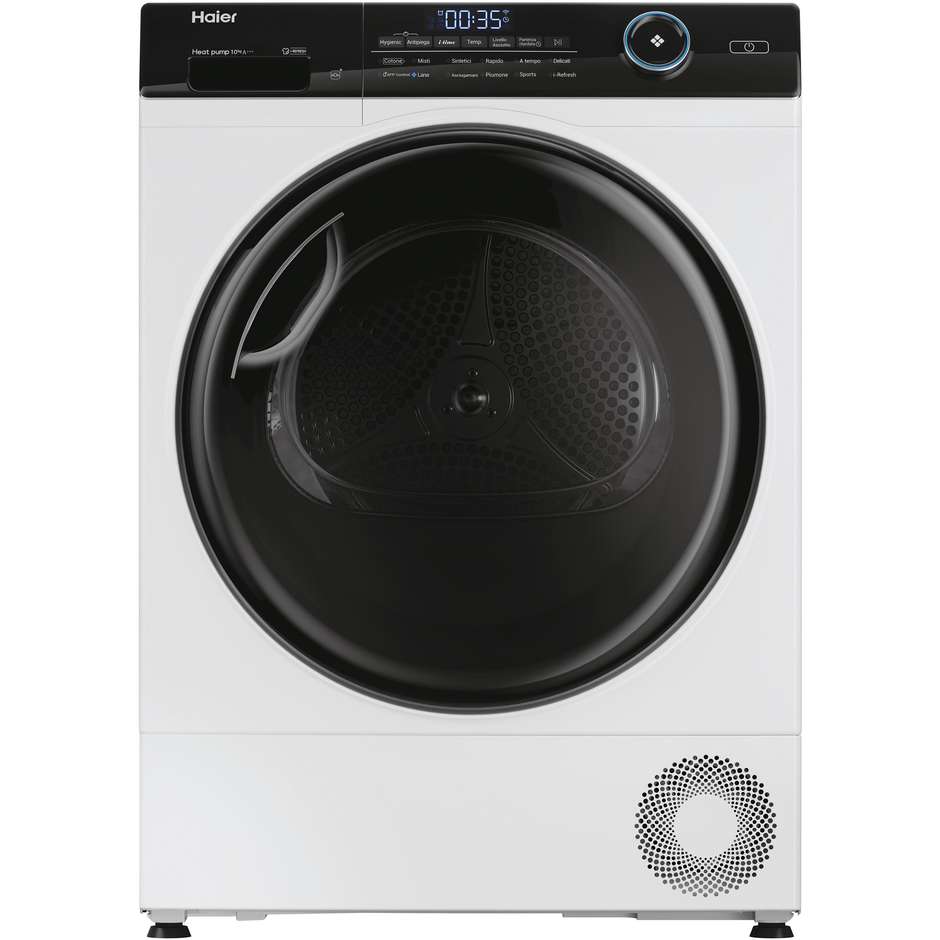 Haier HD100A3959E-IT Asciugatrice Caricamento frontale Capacita 10 Kg Classe  A+++ Colore Bianco