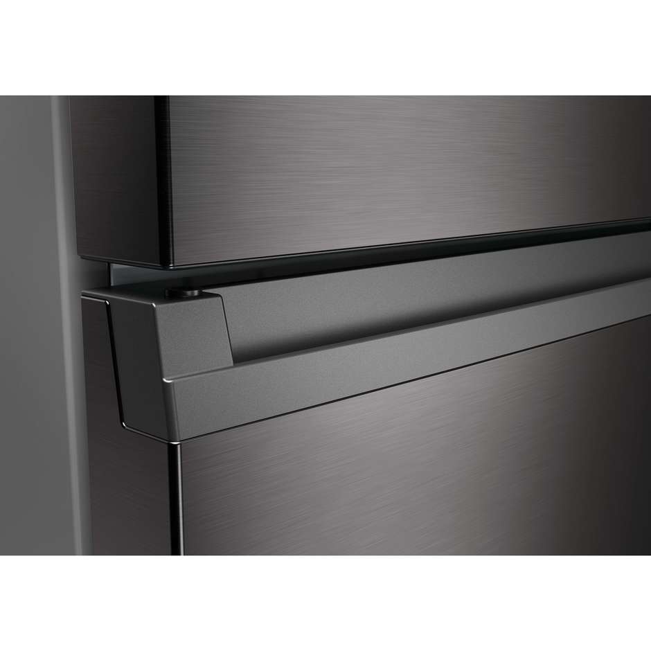 Haier HDPR1618ANPD Frigorifero Doppia Porta 355 Litri Classe A Acciaio Inox