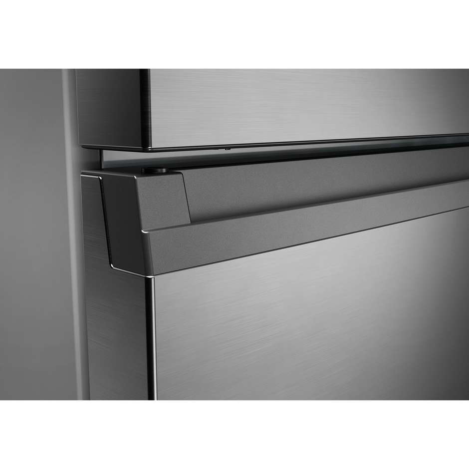 Haier HDPR1618CNPK frigorifero combinato No Frost, classe C, inox