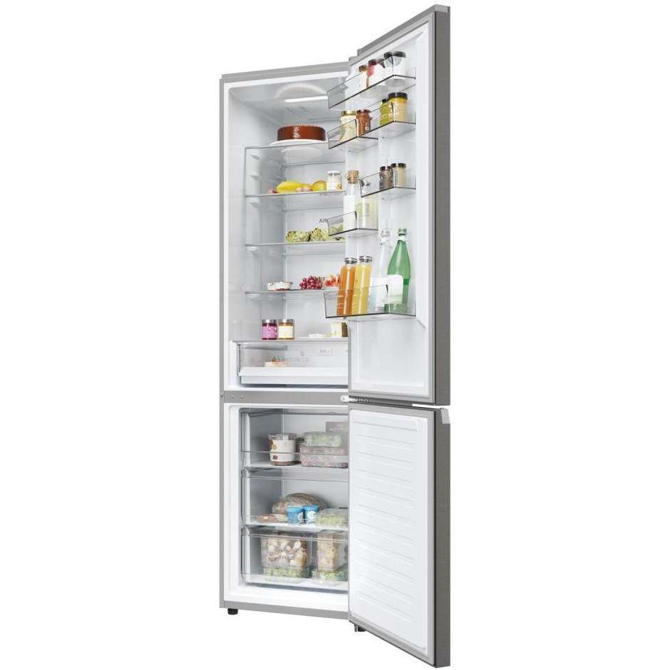 Haier HDPW3620DNPD Frigorifero Combinato 406 Litri Classe D Acciaio Inox