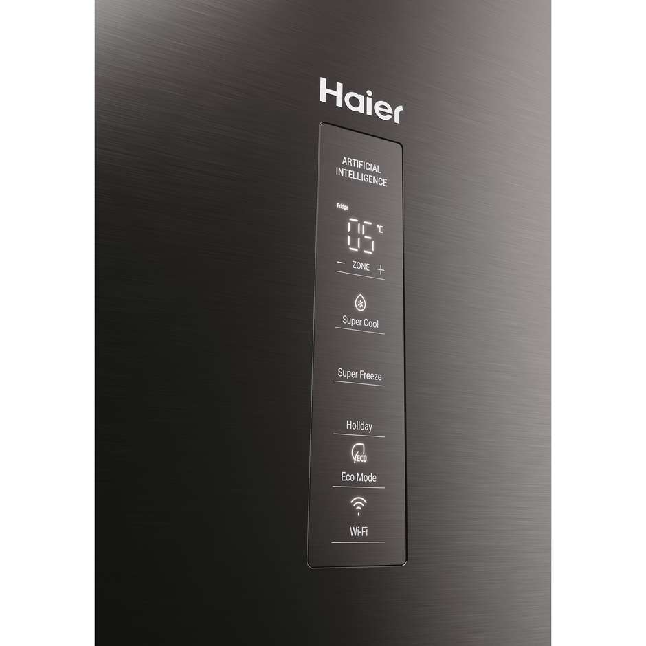 Haier HDPW5620CNPD Frigorifero Combinato Capacita 406 Lt Classe C Colore Nero
