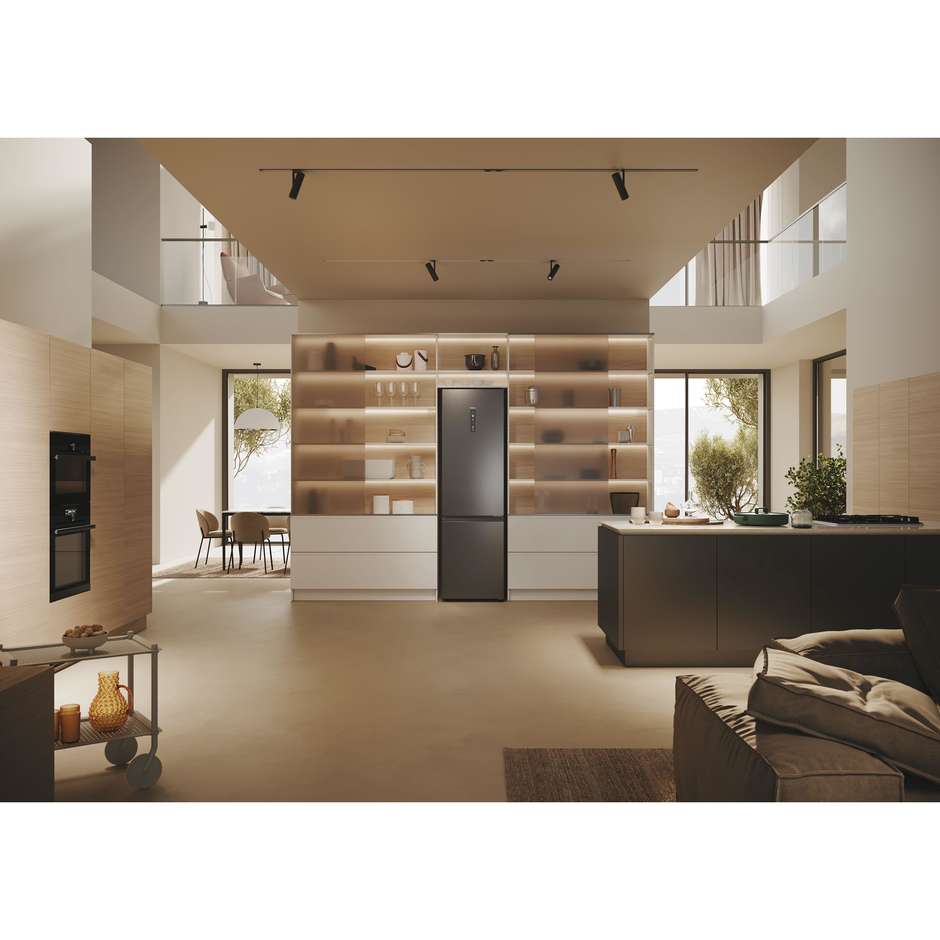 Haier HDPW5620CNPD Frigorifero Combinato Capacita 406 Lt Classe C Colore Nero