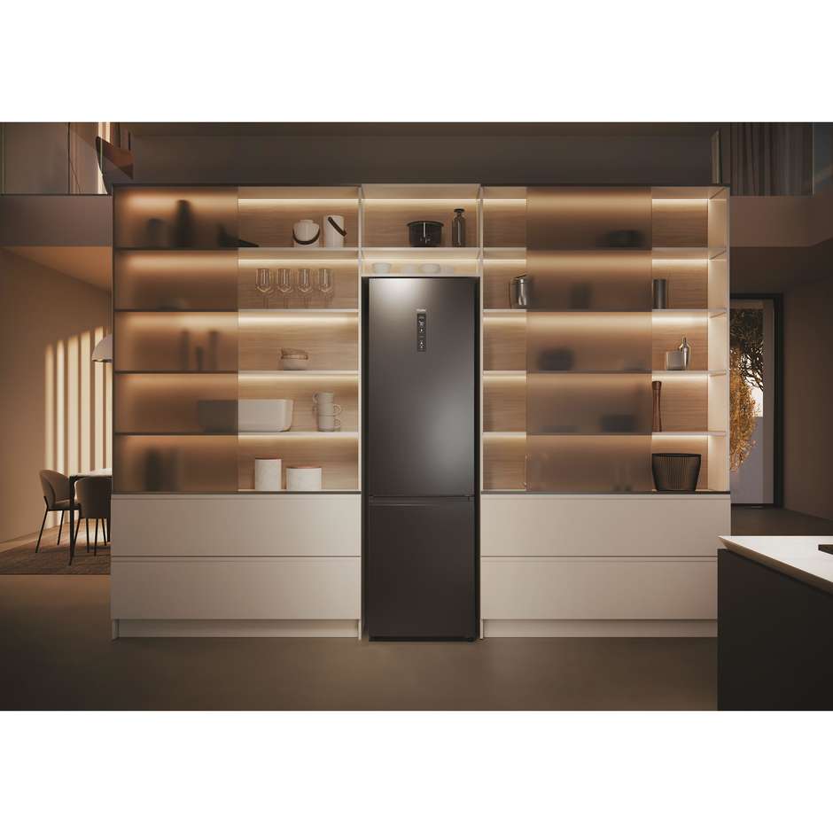 Haier HDPW5620CNPD Frigorifero Combinato Capacita 406 Lt Classe C Colore Nero