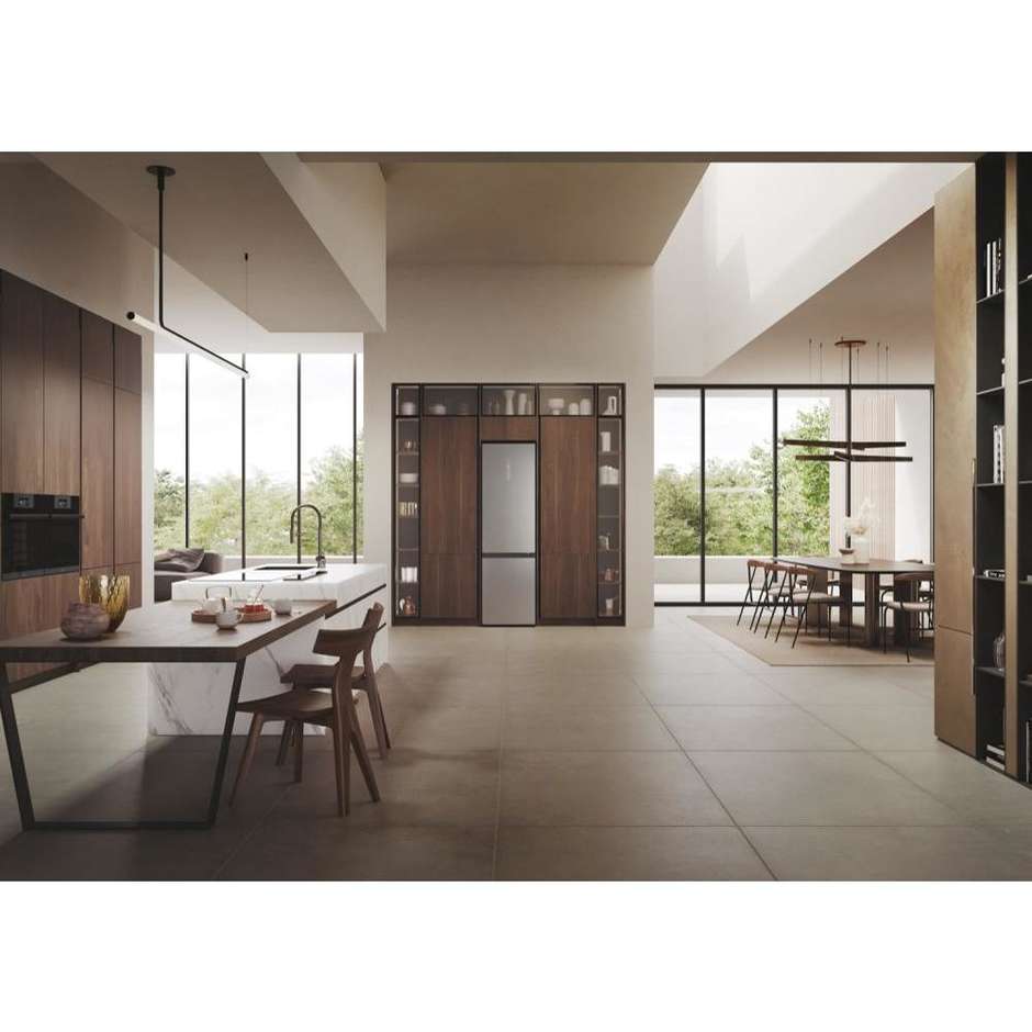 Haier HDPW7620ANPK Frigorifero Combinato 409 Litri Classe A Acciaio Inox