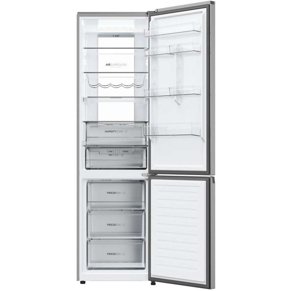 Haier HDPW7620ANPK Frigorifero combinato No Frost 409 L classe A inox