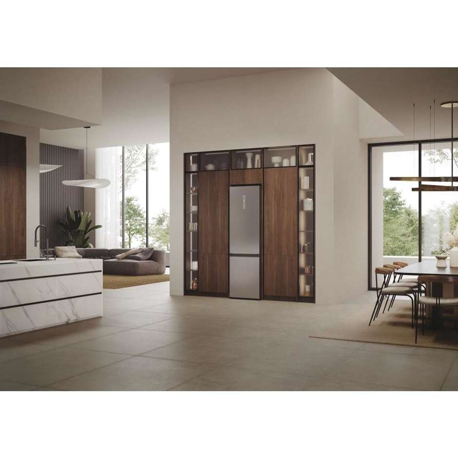 Haier HDPW7620ANPK Frigorifero Libera installazione Capacità 409 Lt Classe A Classe Acciaio inox
