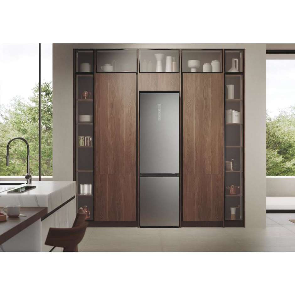 Haier HDPW7620ANPK Frigorifero Libera installazione Capacità 409 Lt Classe A Classe Acciaio inox