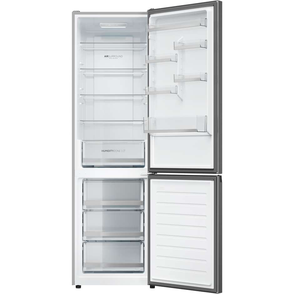 Haier HDW1620CNP Frigorifero Combinato Libera installazione Capacità 377 Lt Classe C Colore Argento