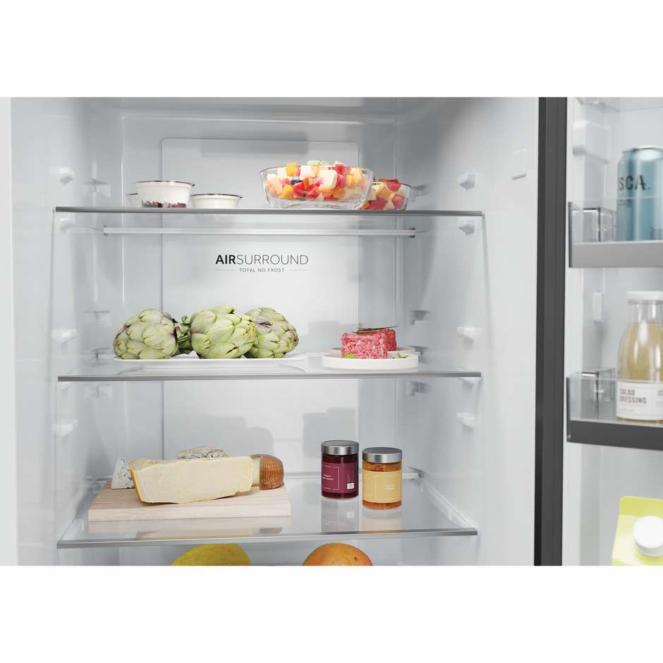 Haier HDW1620CNP Frigorifero Combinato Libera installazione Capacità 377 Lt Classe C Colore Argento