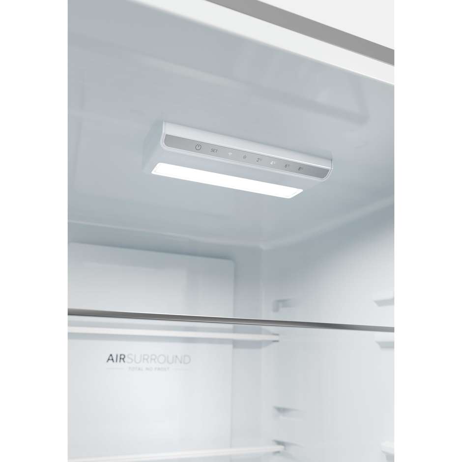 Haier HDW1620CNP Frigorifero Combinato Libera installazione Capacità 377 Lt Classe C Colore Argento