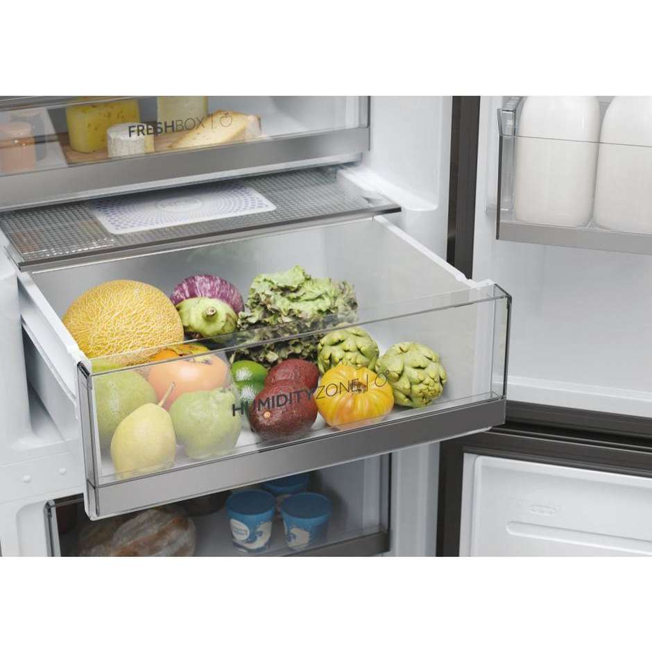 Haier HDW5620CNP Frigorifero Combinato Capacità 377 Lt Classe C Colore Argento