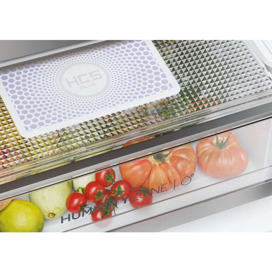 Haier HDW5620CNP Frigorifero Combinato Capacità 377 Lt Classe C Colore Argento